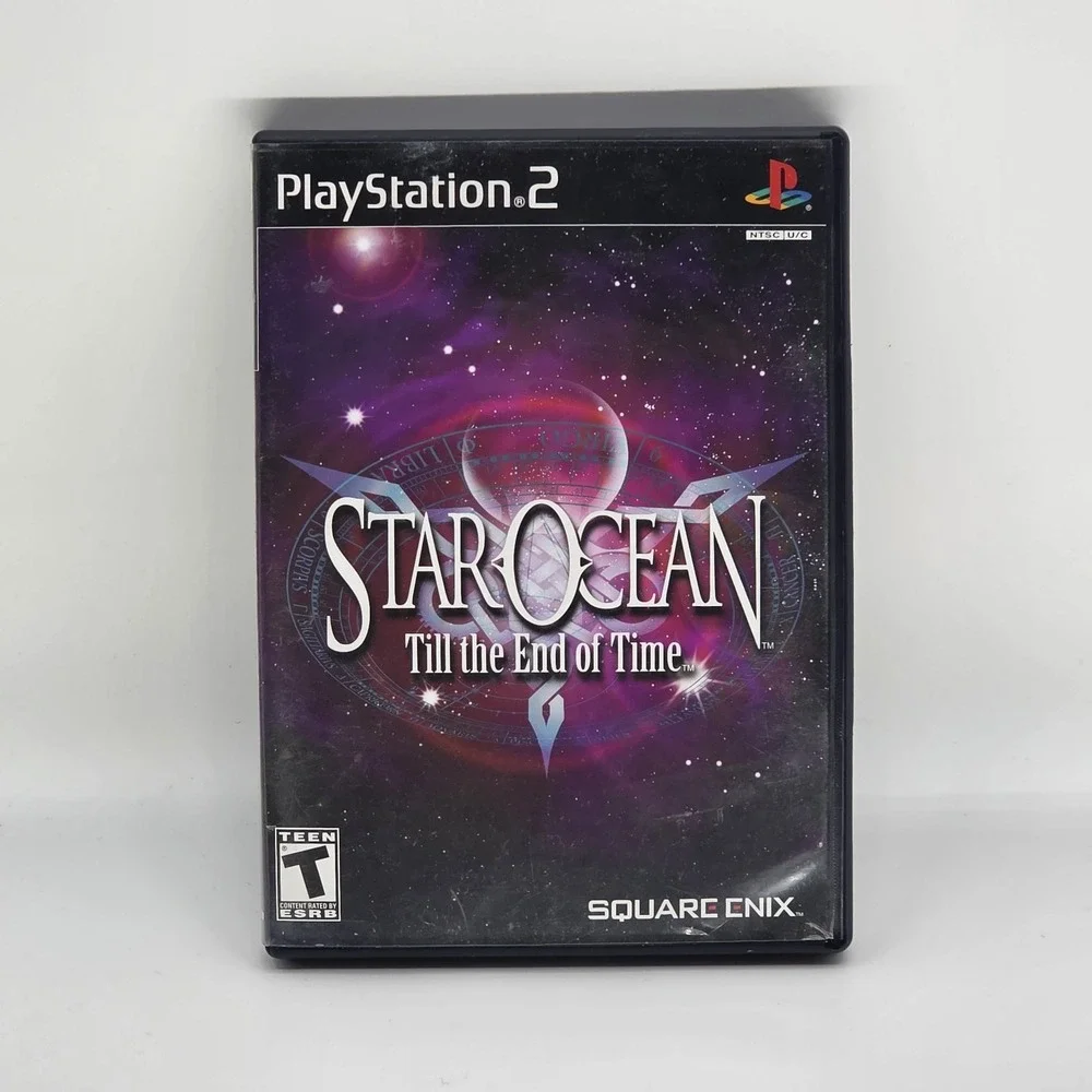 Star Ocean Till The End Of Time Sony PlayStation 2 PS2 Video Game 2 Disc Manual